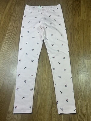 Janie And Jack Rosa Torre Eiffel Floral Pantalones Leggings Niñas Talla 12 Foto 1 de 4