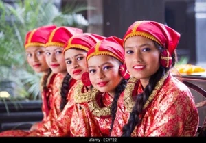 Nepali Traditional Cultural Dress Maruni - Picture 1 of 1