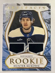 2023-24 UPPER DECK ARTIFACTS ROOKIE DUAL JERSEY #178 JACKETS HUNTER McKOWN /599 - Picture 1 of 1