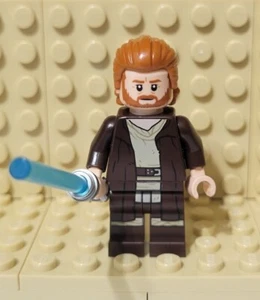 Obi-Wan Kenobi - Dark Brown Robe, Dark Orange Mid-Length Hair with Ruffled Back - Picture 1 of 6