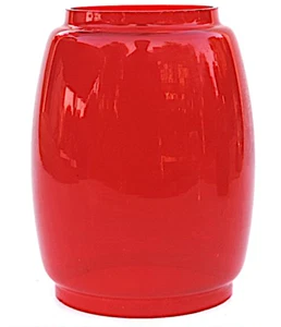 Red Lantern Globe fits Perko “Yankee” and “Engineer” Dead-Flame Lanterns - Picture 1 of 2