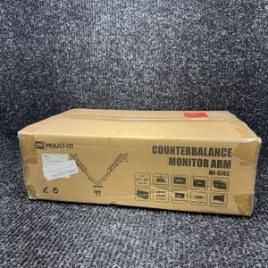 Mount-It MI-5762 Dual PC Monitor Desktop Mount Arm Swivel 17” to 27” VESA - Picture 1 of 6