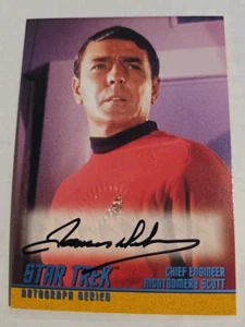 Star Trek Original Series season 1 autograph A2 James Doohan Montgomery Scott - Picture 1 of 2