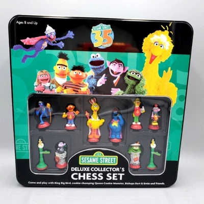 Vintage 35th Anniversary Sesame Street Chess Set - Image 1 of 4