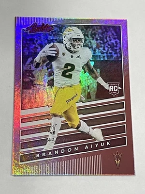 2020 Chronicles Draft Football Red Spectrum - Brandon Aiyuk RC - Arizona State - Image 1 of 2
