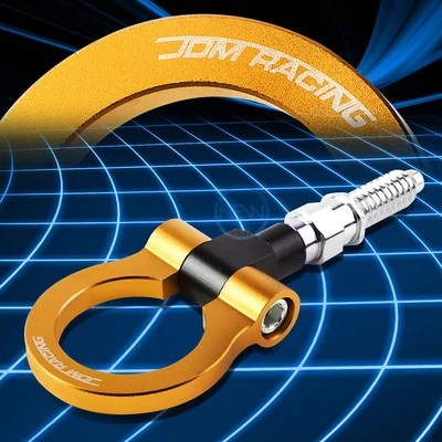 Kit de gancho de reboque dianteiro/traseiro alumínio laranja 7" para 1997-2006 BMW 3/5/7 Series Z3/Z4 - Imagem 1 de 4