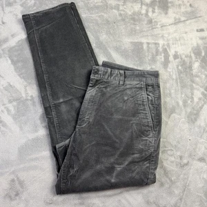 Pantalones de Pana Bonobos Para Hombres 32x32 Gris Calce Atlético Informal Otoño Chino NUEVO - Imagen 1 de 11