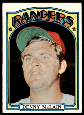 Juego Topps Break 1972 Denny McLain #210 sin precio base como nuevo Foto 1 de 2