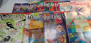 Quilten Kunst Zeitschriften-Fusing Art Quilts gemischte Medien Menge 9 2012-2013 - Bild 1 von 11