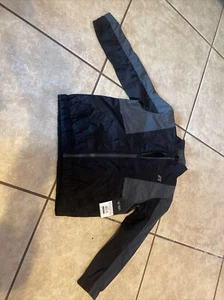 RUSSEL JACKET BOYS SIZE MEDIUM 10/12 BLACK GREY Wind Breaker - Picture 1 of 4