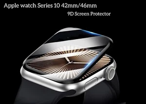 Ochraniacz ekranu 9D do Apple Watch Series 10 42mm / 46mm szkło hartowane - Zdjęcie 1 z 6