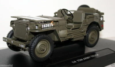 WELLY 1/18 - 18036W US ARMY JEEP 1/4 TON ARMY TRUCK - Image 1 of 3