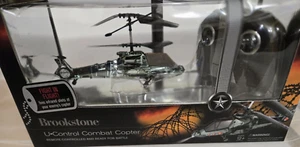 Brookstone U-Control Combat Copter Remote Control Helicopter Toy - Picture 1 of 12