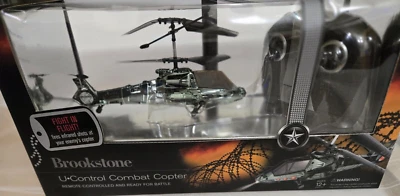 Brookstone U-Control Combat Copter Remote Control Helicopter Toy - Image 1 of 4