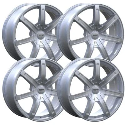 (Juego-4) Llantas Touren TR65 20x8,5 5x115/5x139,7 18 mm plateadas llantas 20 pulgadas Foto 1 de 4