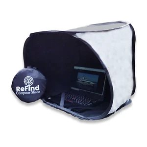 ReFind Computerschirm. Arbeiten im Freien mit tragbarer Sonnenblendung & Hitzeschutz - Bild 1 von 8
