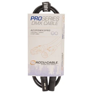 Accu-Cable 3-Pin DMX Pro Production Grade Cable, 05 ft - Picture 1 of 2