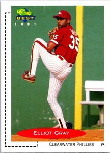 1991 Classic Best #141 Elliott Gray