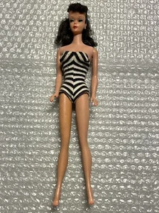 Vintage originale originale 1961-1962 Brunette coda di cavallo Barbie #5 bambola #850 Mattel - Foto 1 di 24