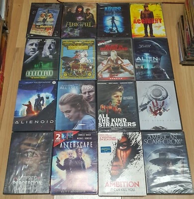 NEW TITLES Sealed NEW Horror, Sci-Fi & Fantasy DVDs A thru F - Buy more to save - Image 1 of 4