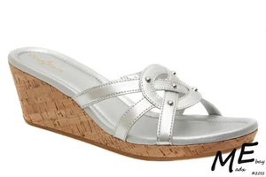 New Cole Haan Air Shayla Slide Wedge Women Sandals 9.5 (MSRP $140) met - Picture 1 of 3