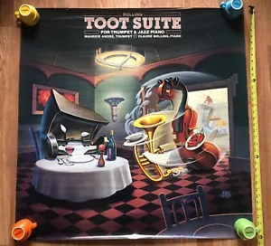 CLAUDE BOLLING TOOT SUITE POSTER ROGER HUYSSEN 1981 36" X 36" NEVER DISPLAYED - Picture 1 of 7