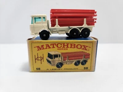 VINTAGE Matchbox Lesney # 58 D.A.F. Girder Truck With Original Box  - Image 1 of 4