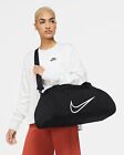 Nike Gym Club DA1746-010 Women's Black Snap Pocket Training Duffel Bag 24L BP150