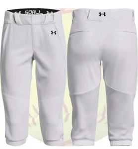 Under Armour Womens Small Softball Pants Dual Layer Back of Legs 137566 Loose - Picture 1 of 14