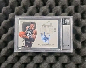 David Robinson 2017 National Treasures Hometown Heroes BGS 9 Mint autograph #/49 - Picture 1 of 3
