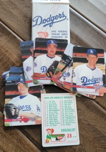 2002 KEEBLER LOS ANGELES DODGERS 28 CARD SET ISHII NOMO ROBERTS BELTRE CORA SGA - Picture 1 of 1