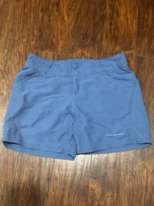 Columbia Womens PFG Omni-Shade Blue Quick Dry Fishing Shorts XS - Picture 1 of 5