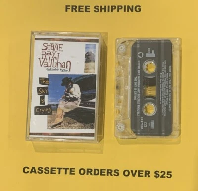 Stevie Ray Vaughan And Double Trouble The Sky Is Crying Cassette Tape Tested - Image 1 of 4