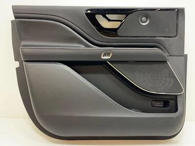 Lincoln Aviator 2020-2025 panel de cubierta de moldura de puerta delantera izquierda OEM NEGRO_GH Foto 1 de 4