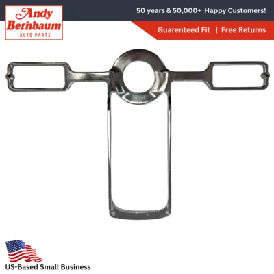 1941 Chrysler New Yorker Steering Wheel Horn Blowing Ring Chrome 864962 NOS - Image 1 of 4