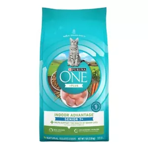 Purina ONE Indoor Advantage Natural Chicken Dry Cat Food for 7+Cats-7lbs - Picture 1 of 6