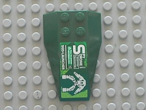 LEGO DkGreen Wedge 6x4 Triple Curved Spy Drone Sticker Ref 43712pb006 Set 8114 - Picture 1 of 1