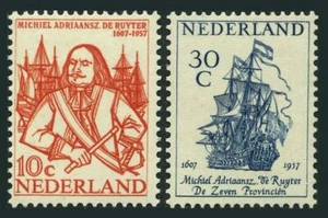 Netherlands 370-371,MNH.Michel 697-698. Admiral M.A.de Ruyter,Flagship. - Picture 1 of 1
