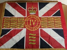 The Queen's Regiment 4th Battalion Queen's Colours flag