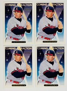 (4) 1993 Topps Coming Attraction Gold Jim Edmonds #799 Rookie Baseball Card Lot