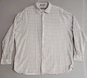 Daniel Cremieux Signature Shirt Men's XXL Collared Linen Blend Button Down - Picture 1 of 6