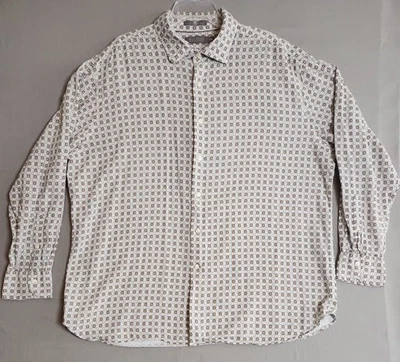 Daniel Cremieux Signature Shirt Men's XXL Collared Linen Blend Button Down - Image 1 of 4