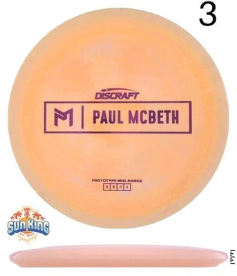 Set of 2 Discraft Prototype Malita (Paul McBeth) Purple Laser 170-2g FREE SHIP 3 - Image 1 of 2
