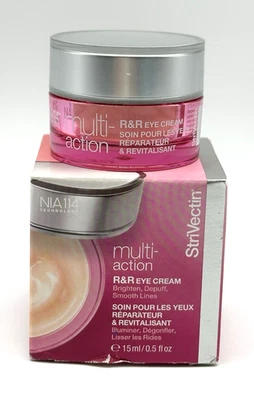 Strivectin NIA114 Multi-Action R&R Eye Cream, Brighten/DePuff/Smooth Lines 0.5oz - Image 1 of 4