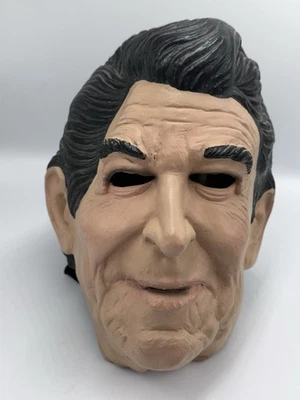 PRESIDENT RONALD REAGAN Rubber Halloween Mask 2006 Disguise - Image 1 of 4