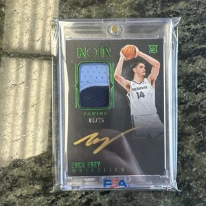 Zach Edey 2024-25 Panini Noir RPA Rookie Patch Green RC Auto /25  - Bild 1 von 5