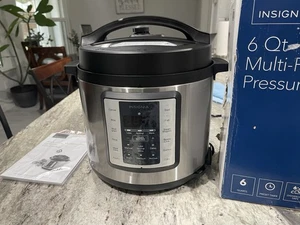 Insignia 6qt Multi-Function Pressure Cooker 10 preset Stainless Steel +NEW/DENTS - Picture 1 of 14