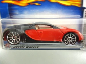 HOT WHEELS - 2003 FIRST EDITIONS - BUGATTI VEYRON (BLACK / RED) - DIECAST - Picture 1 of 19
