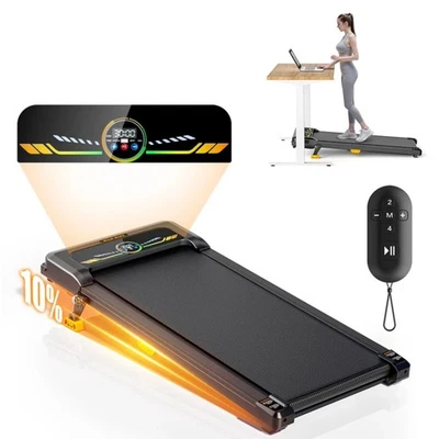 10% incline portable exercise treadmill with a remote control and LED display - Image 1 of 4