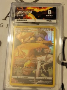 Pokemon Charizard TG03/TG30 Card Lost Origin 2022 Ace Graded 8 not psa - Picture 1 of 1